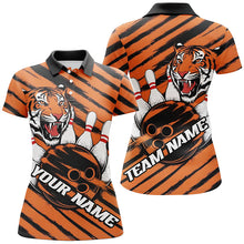 Load image into Gallery viewer, Custom Tiger Bowling Shirts For Women, Tiger Bowling Team Shirt Bowler Uniform Outfits IPHW7981