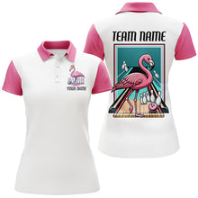 Load image into Gallery viewer, Flamingo On The Lane Custom Pink Flamingo Bowling Bowling Team Shirts For Women IPHW6698