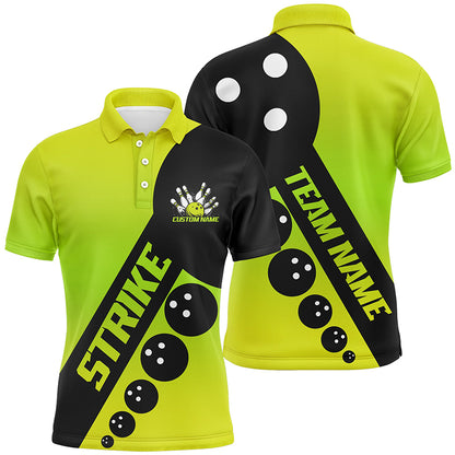 Custom Multi-Color Gradient Bowling Ball Strike Bowling Team Shirts For Men And Women, Bowlers Jerseys League Shirts IPHW6578