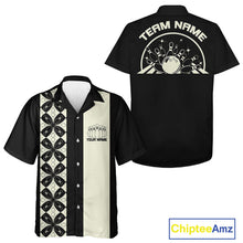 Load image into Gallery viewer, Custom Retro Style Bowling Button Up Shirt, Vintage Bowling Hawaiian Team Shirt IPHW10079