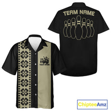 Load image into Gallery viewer, Custom Classic Retro Style Bowling Shamrock Pattern Vintage Bowling Team Shirts IPHW10081