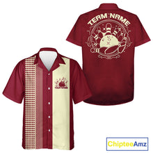 Load image into Gallery viewer, Custom Retro Bowling Hawaiian Shirts For Men And Women, Vintage Bowling Team Shirt IPHW10083