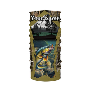 Walleye Fishing Customize Camo 3D All Over Printed Shirts Personalized Gift NQS456