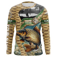 Load image into Gallery viewer, Carp Fishing Custom name All over print shirts - personalized fishing gift for men, women and kid - NQS487