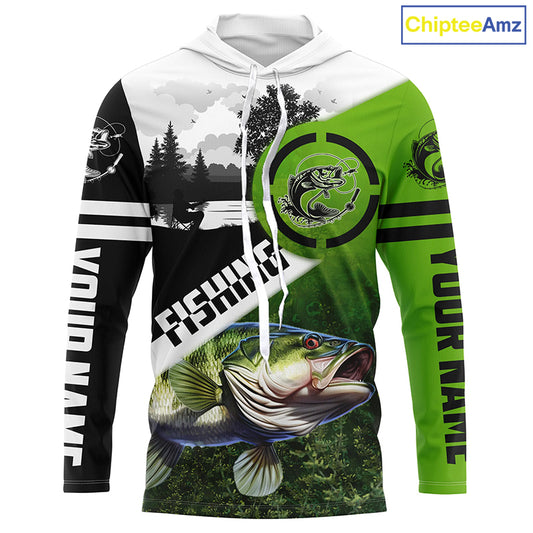 Largemouth Bass fishing Customize All Over Printed Shirts For Men And Women Personalized Fishing Gift NQS241