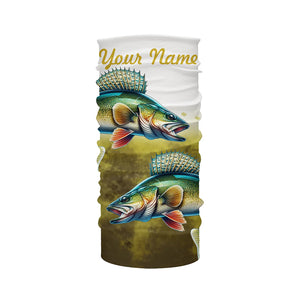 Walleye Fishing Yellow scales Customize Name 3D All Over Printed Shirts, Personalized Fishing Gifts NQS264