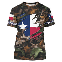 Load image into Gallery viewer, Texas Hunting Camo Customize Name 3D All Over Printed Shirts Personalized gift For Men, women, Kid NQS6814