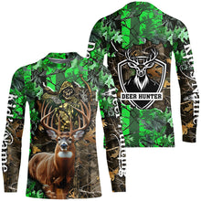 Load image into Gallery viewer, Deer Hunting big game green camo Grim Reaper Custom Name 3D All over print shirts gifts for Hunters NQS4292