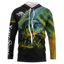 Load image into Gallery viewer, Bluegill Fishing Customize UV protection long sleeves fishing shirts, Personalized Fishing Gift NQS2090