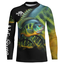 Load image into Gallery viewer, Bluegill Fishing Customize UV protection long sleeves fishing shirts, Personalized Fishing Gift NQS2090