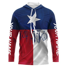 Load image into Gallery viewer, Texas Slam Fishing Redfish, Speckled Trout, Flounder Fishing Shirts Custom Patriotic Fishing Jerseys NQS9172