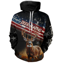 Load image into Gallery viewer, Deer Hunting American Flag Customize 3D All Over Printed Shirts Personalized Patriotic Hunting gifts NQS8727