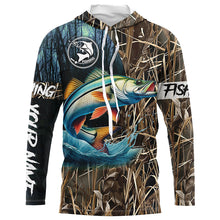 Load image into Gallery viewer, Snook Fishing Customize Name 3D All Over Printed Shirts For Men, Women, Kid Personalized Fishing Gift NQS305