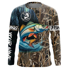 Load image into Gallery viewer, Snook Fishing Customize Name 3D All Over Printed Shirts For Men, Women, Kid Personalized Fishing Gift NQS305