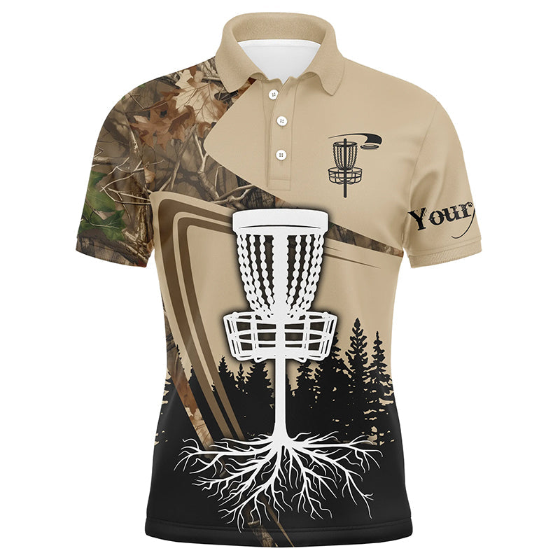 Disc golf polo shirt for men custom camouflage disc golf basket, Disc golf jerseys NQS8532