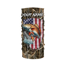 Load image into Gallery viewer, American Redfish fishing camo custom fishing shirts for men, women, kid NQS1033