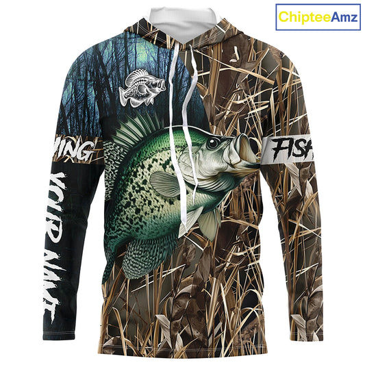 Crappie Fishing Customize Name 3D All Over Printed Shirts, Personalized Fishing Gift NQS306