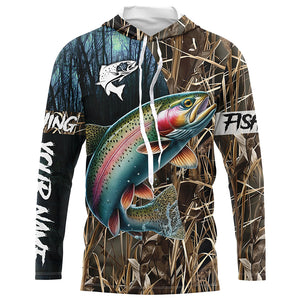 Rainbow Trout Fishing Customize Name 3D All Over Printed Shirts, Personalized Fishing Gift NQS309