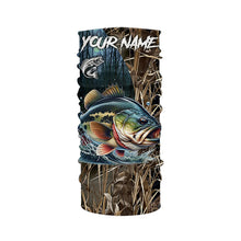 Load image into Gallery viewer, Bass Fishing Customize name All over printed shirts - personalized fishing shirts for fisherman- NQS333