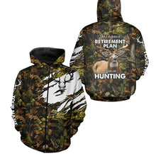 Load image into Gallery viewer, &quot;Yes I Do Have A Retirement Plan I Plan On Hunting&quot; Deer Hunting camouflage Custom Hunting Shirts NQS2564