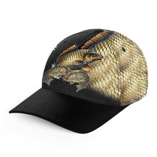 Load image into Gallery viewer, Carp fishing scales Custom Carp fishing hat Unisex Fishing Baseball Angler hat cap NQS9077