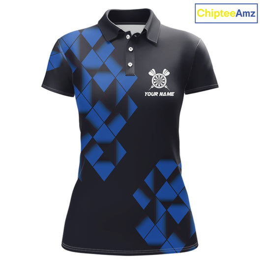 Personalized Black and Blue Darts Board 3D Printed Women Dart Shirts Custom Cool Dart Jersey For Team NQS11567