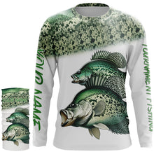 Load image into Gallery viewer, Crappie tournament fishing customize name all over print shirts personalized gift NQS178