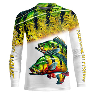 Peacock bass tournament fishing customize name all over print shirts personalized fishing gift NQS181