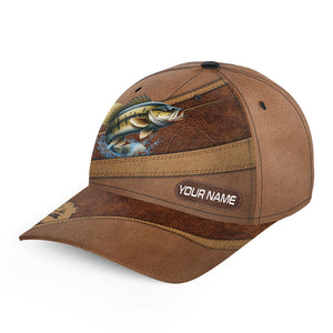 Smallmouth Bass fishing hats for men, women custom baseball Smallmouth Bass fisherman fishing hats NQS8624