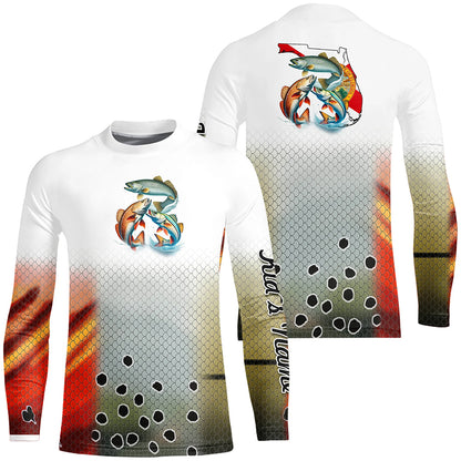 Inshore Slam Snook, Redfish, Speckled Trout fishing Florida custom 3D All Over print shirts NQS557