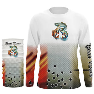 Inshore Slam Snook, Redfish, Speckled Trout fishing Florida custom 3D All Over print shirts NQS557