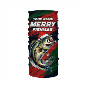 Personalized Christmas Bass Fishing Shirts, Mery fishmas Christmas Fishing gift for men, women, kid NQS4297