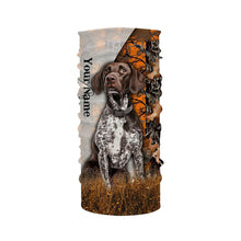 Load image into Gallery viewer, German Shorthaired Pointer dog hunting orange camo Custom Name Full Printing Shirts, Hunting Gifts NQS3569