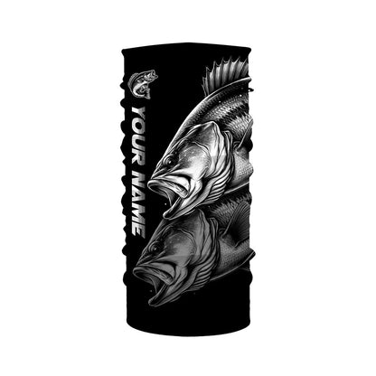 Largemouth Bass Fishing Custom Name 3D sun protection Performance long sleeve fishing shirts NQS4907