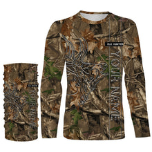 Load image into Gallery viewer, Elk Hunting tree camo Custom All Over Printed Shirt Personalized Hunting gifts For Men, women, Kid NQS3913