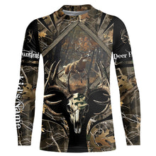 Load image into Gallery viewer, Deer Hunting Skull Camo Reaper Customize Name 3D All Over Printed Shirts Personalized gift NQS721