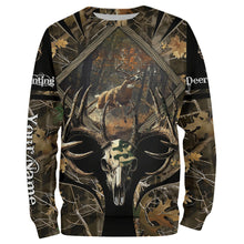 Load image into Gallery viewer, Deer Hunting Skull Camo Reaper Customize Name 3D All Over Printed Shirts Personalized gift NQS721