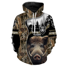 Load image into Gallery viewer, Wild Boar Hunting Camo Customize Name 3D All Over Printed Shirts Personalized Hunting gifts NQS635