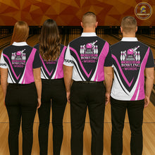 Load image into Gallery viewer, Custom Funny Bowling shirts for Women I'm not swearing, I'm using my bowling words Pink bowl shirts NQS11547