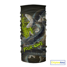 Load image into Gallery viewer, Personalized Catfish Fishing jerseys, Catfish scales long sleeve fishing shirts uv protection NQS10332