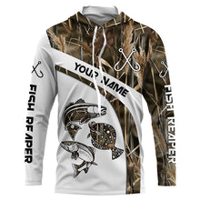 Load image into Gallery viewer, Beautiful Texas Slam Fishing Camo Redfish, Speckled Trout, Flounder Custom long sleeve Fishing Shirts NQS765