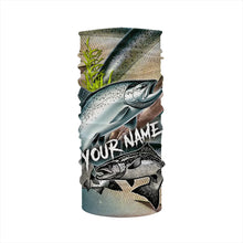 Load image into Gallery viewer, Personalized Chinook salmon Fishing jerseys, salmon scales long sleeve fishing shirts uv protection NQS3685