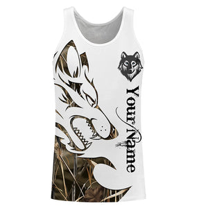 Coyote hunting predator camouflage Customize 3D All Over Printed Shirts Personalized hunting clothes NQS1041