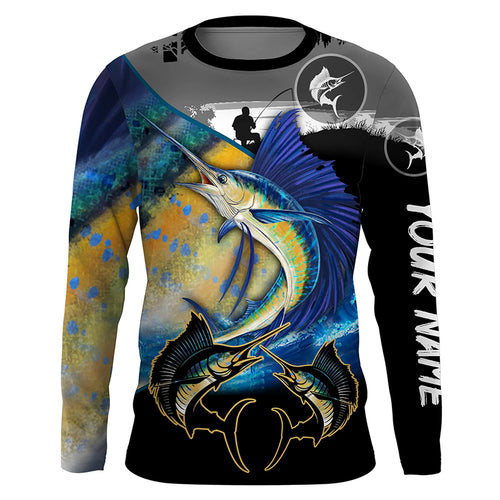 Sailfish fishing scales customize performance long sleeves Fishing shirts, Sailfish fishing jerseys NQS5656