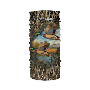 Mallard Duck hunting waterfowl camo hunting 3d shirts custom name duck hunting shirts NQSD1