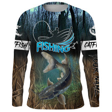 Load image into Gallery viewer, Catfish Fishing Customize gifts for fishing lovers, catfish fishing camo jerseys NQS1787