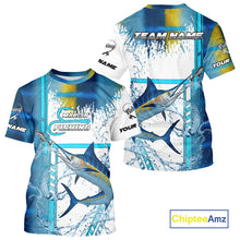 Load image into Gallery viewer, Blue Marlin fishing scales custom Marlin fishing team jerseys, Marlin offshore fishing apparel NQS10870