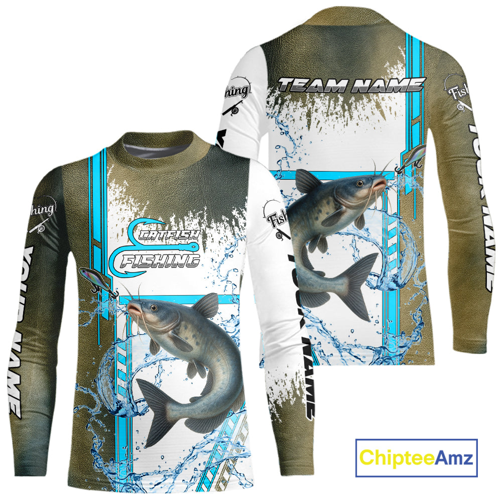 Catfish fishing scales custom Catfish fishing team jerseys, Catfish fishing apparel NQS10872
