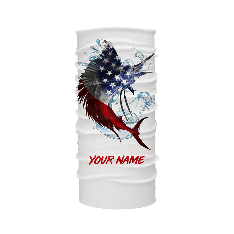 American flag Sailfish fishing personalized patriotic UV Protection Sailfish Fishing Shirts for men NQS5742