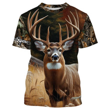 Load image into Gallery viewer, Deer Hunting Camo Customize Name 3D All Over Printed Shirts Personalized gift For Adult And Kid NQS720